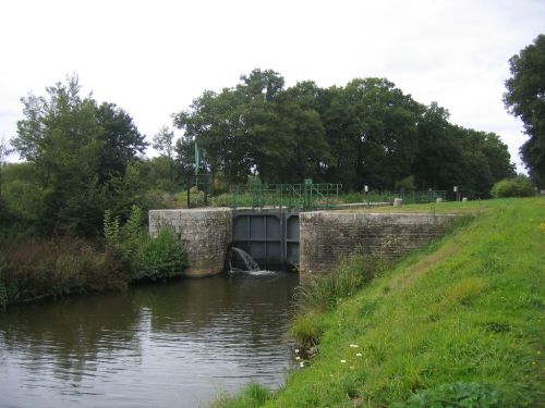 The bottom of the lock