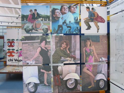 Vespa museum 038 Vespa advertisements